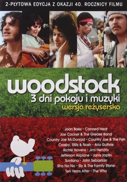 WOODSTOCK 3 DAYS OF PEACE & MUSIC DVD FOLIA