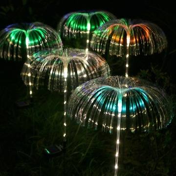 2x Lampa Solarna Ogrodowa Dekoracja MEDUZA Lampka