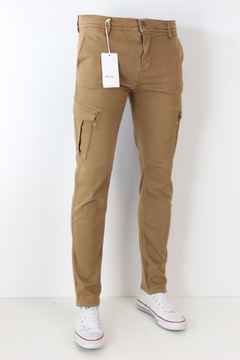 MUSTANG CARGO CHINO BeFlex SLIM JEANSY BOJÓWKI JOGGERS _ W36 L32