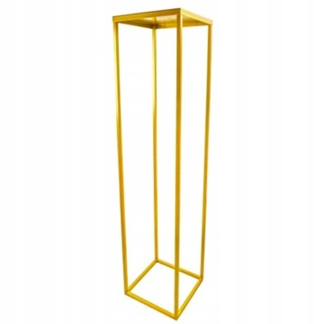 SIMPLE-12 Kwietnik 80cm metalowy złoty 1-poziomowy