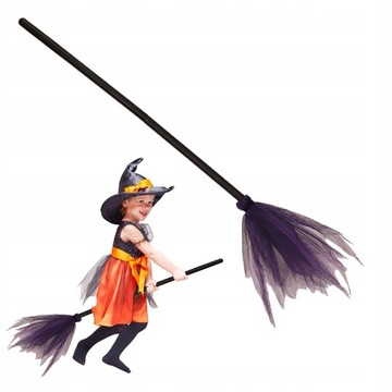 MIOTŁA CZAROWNICY WIEDŹMY HALLOWEEN 89CM