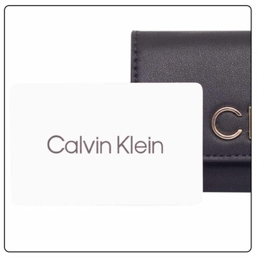 CALVIN KLEIN ZESTAW PORTFEL+BRELOK PREZENT BLACK