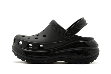 Klapki damskie chodaki sandały czarne Crocs Classic Mega Crush Clog 37-38