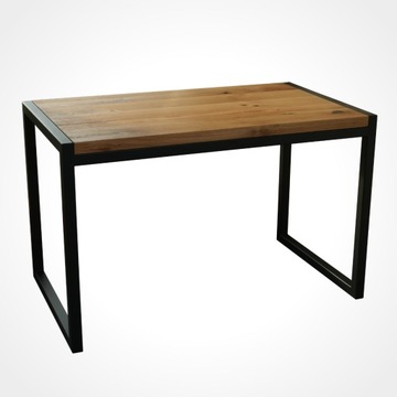 Biurko minimalistyczne dąb gładki loft Athena