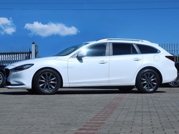 Mazda 6 III Sport Kombi Facelifting 2018 2.0 Skyactiv-G 145KM 2022 Mazda 6 aut Krajowa Biała Perła ACC HUD Blis Full-LED ogrzew.Kierow.+Fotele, zdjęcie 1