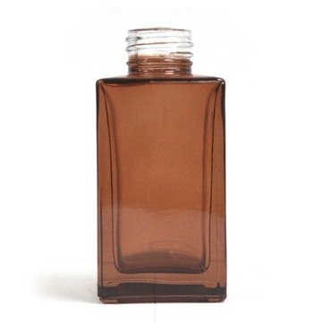 Kwadratowa Butelka szklana 100ml rattanowe br