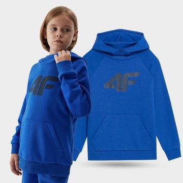 BLUZA CHŁOPIĘCA 4F DRESOWA Z KAPTUREM 4F AW23M626