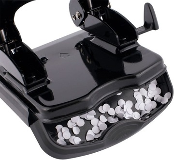 Дырокол канцелярский Левиатан 009823 40к черный x2