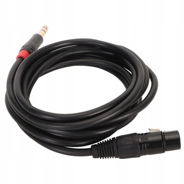 Kabel XLR żeński do 1/4 cala 6,35 mm Profesjonalny kabel mikrofonowy YX