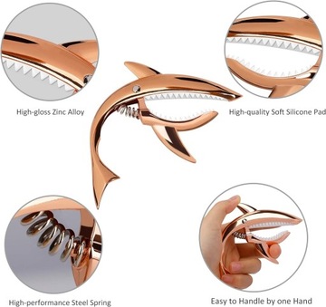 SHARK CAPO GC-02 КАПОДАСТР + 2 медиатора для гитары