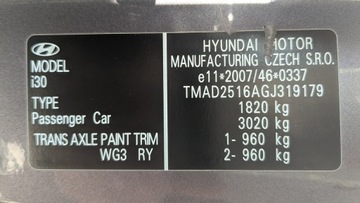 Hyundai i30 III Hatchback 1.4 MPI 100KM 2017 Hyundai i30 1.4i 100PS OPŁACONY Bezwypadkowy, zdjęcie 21