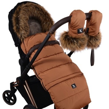 СПАЛЬНЫЙ МЕШОК ДЛЯ КОЛЯСКИ COTTONMOOSE COMBI 3В1 БОЛЬШОЙ ЯНТАРНЫЙ