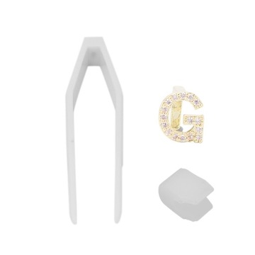 Plated Letter G Teeth Brace Cosplay Party Hip Hop