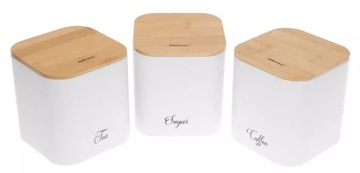 НАБОР ХЛЕБА Контейнеры для кофе, чая, сахара MAT W