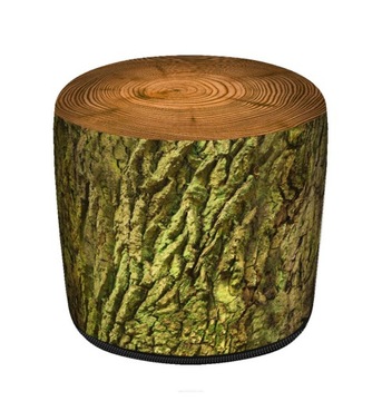 Pufa Bertoni Walec Codura GR Omszona - 40x40 cm