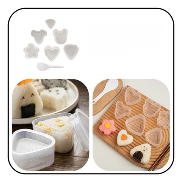 MASZYNA DO RYŻU SUSHI ONIGIRI AKCESORIA KUCHENNE PIŁKA