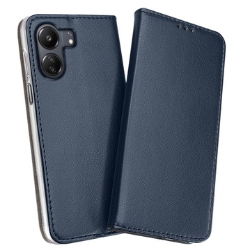 ETUI SKÓRZANE do XIAOMI REDMI 13C|POCO C65 MAGNETYCZNE CASE TOKRA SZKŁO 9H