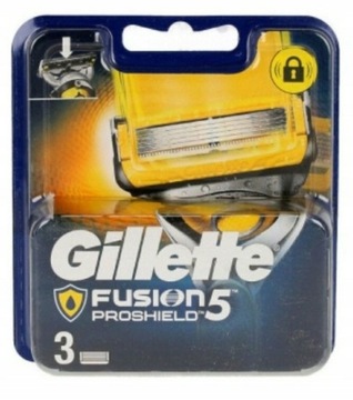 Wkłady do maszynek Gillette Fusion5 Proshield Oryginalnie opakowane 3 szt.