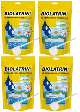 4x BIOLATRIN BAKTERIE DO SZAMBA I OCZYSZCZALNI