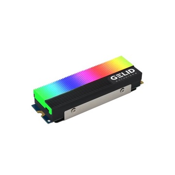 Gelid GLINT radiator na dysk SSD M.2 z ARGB