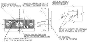 СВЕТОДИОД ПЕРЕДНЕГО Габаритного фонаря WAŚ DIODE 219Z