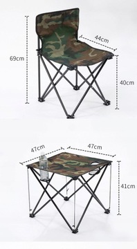 КОМПЛЕКТ 2x ТУРИСТИЧЕСКИЙ СТУЛ ДЛЯ РЫБАЛКИ