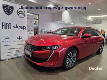 Peugeot 508 II SW 1.5 BlueHDi 130KM 2021 Peugeot 508 1.5 BlueHDi Allure Pack 130KM EAT8 SalonPL Gwarancja Dealer Va