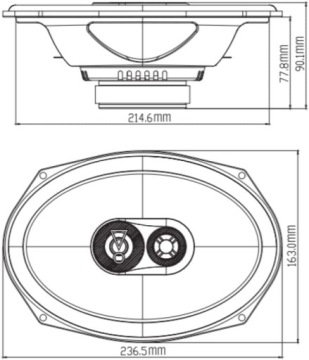 АВТОМОБИЛЬНЫЕ ДИНАМИКИ JBL 375 Вт 6X9 ОВАЛЬНЫЙ ЭЛЛИПС