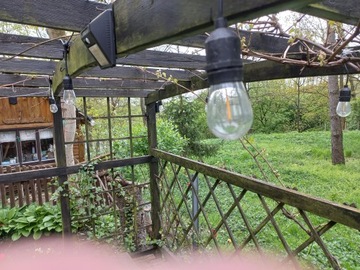 Светильники SOLAR, украшение сада, 15 светодиодных лампочек, 15 м, СОЛНЕЧНАЯ ГИРЛЯНДИЯ