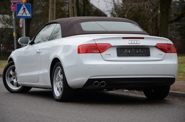 Audi A5 8T Cabrio Facelifting 2.0 TDI clean diesel 190KM 2015 MEGA CABRIO 2.0TDI 190KM SERWIS BI-XENON LED NAVI SKÓRA B&amp;O GRZ.FOTELE, zdjęcie 5