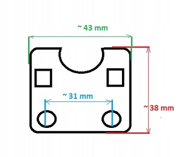 BLASZKA ZAWOROWA 168F AGREGAT GX160 200 PROWADNICA