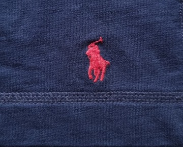 POLO RALPH LAUREN NAVY BLUE Bawełniana Męska Bluza XL