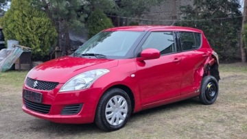 Suzuki Swift V 2011 SUZUKI SWIFT 1.2 i CLUB NAPĘD 4x4 94KM KLIMA!USZKODZONY TYŁ FAKTURA MARŻA!