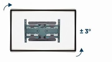ПРОЧНЫЙ КРОНШТЕЙН ДЛЯ ТЕЛЕВИЗОРА НАСТЕННАЯ ВЕШКА ДЛЯ ТЕЛЕВИЗОРА 34–80 ДЮЙМОВ, ПОВОРОТНАЯ 50 КГ