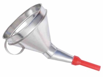 Lejek metalowy z plastikową końcówką, czasza 165 mm, skośny