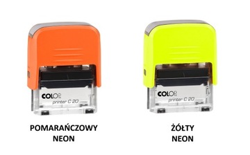 PIECZĄTKA COLOP 20 Z GUMKĄ 3-4 wersy RÓŻNE KOLORY