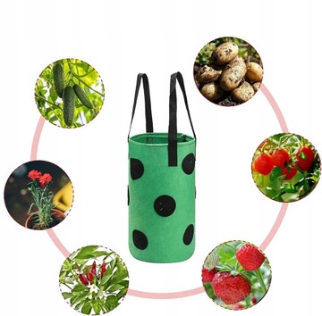 СУМКА СУМКА ЦВЕТОЧНЫЙ ГОРШОК ДЛЯ ПОСАДКИ КАРТОФЕЛЯ И ОВОЩЕЙ