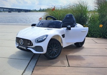 Автомобиль с аккумулятором Mercedes GT 12В 7Ач, 4 ДВИГАТЕЛЯ.