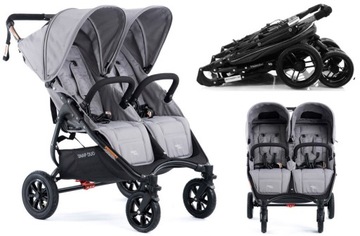 Wózek bliźniaczy Valco Snap Duo Sport Cool Grey