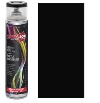 LAKIER AKRYLOWY CZARNY MAT RAL9005 600ml