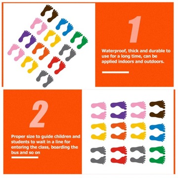 Наклейки на коврики Напольные наклейки След