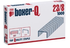 Zszywki ICO BOXER SAX 23/8 galwanizowane 1000 szt.