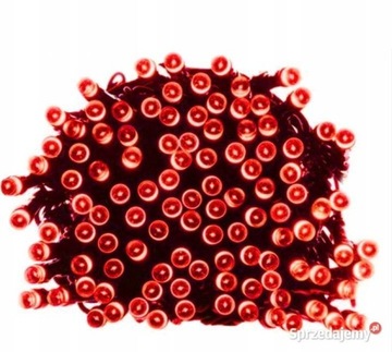 LAMPKI CHOINKOWE 500LED ZEWN / WEWN CZERWONE