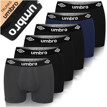 UMBRO Bokserki Męskie 6 sztuk BM568 Rozmiar XXL