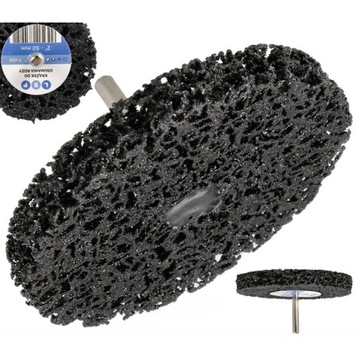 Dysk krążek tarcza do usuwania rdzy farby czyszczenia włosy murzyna 50 mm