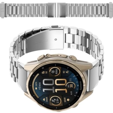 Pásek z z nerezové oceli pro hodinky Bizon, QuickFit 20 mm, řemínek