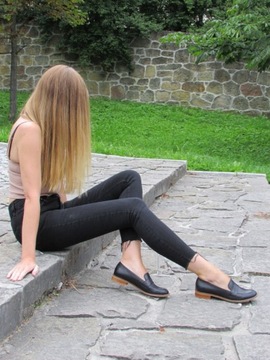 МОКАСИНЫ ИЗ НАТУРАЛЬНОЙ КОЖИ (119cl) 37