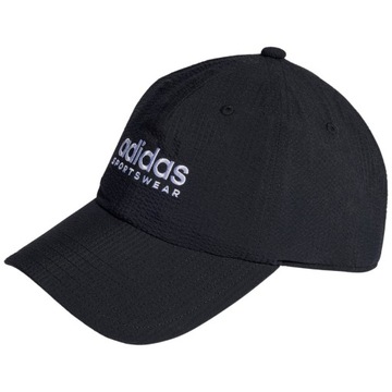 Czapka z daszkiem adidas Seersucker Da czarna IP6315 Dorośli S/M