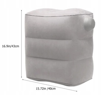 НАДУВНАЯ САМОННАДУВАЮЩАЯСЯ ПОДНОГКА С НАСОСОМ ДЛЯ ТУРИСТИЧЕСКОГО АВТОМОБИЛЬНОГО САМОЛЕТА