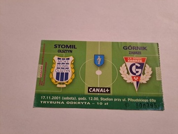 STOMIL OLSZTYN - GÓRNIK ZABRZE 17-11-2001